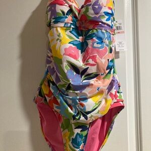 Anne Cole gorgeous one piece ladies bathing suit size 10 NWT $110